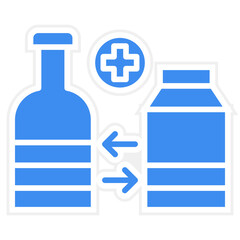 Obraz premium Vector Design Cross Merchandising Icon Style