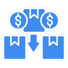 Vector Design Loss Leader Icon Style