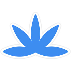 Vector Design Marijuana Icon Style