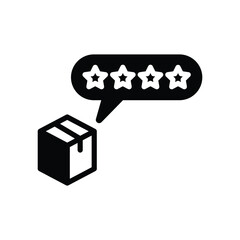Product Reviews icon isolate white background vector stock illustration