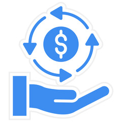Vector Design Money Back Guarantee Icon Style