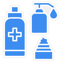 Vector Design Personal Care Products Icon Style