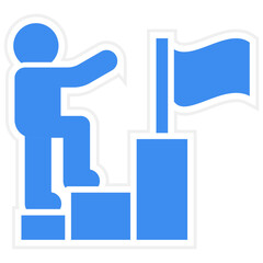 Vector Design Leadership Icon Style