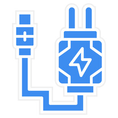 Vector Design Charger Icon Style