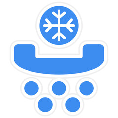 Vector Design Cold Calling Icon Style