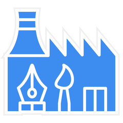 Vector Design Creative Factory Icon Style