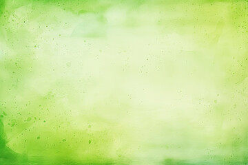 Green watercolor painted paper, a backdrop for vintage and retro designs