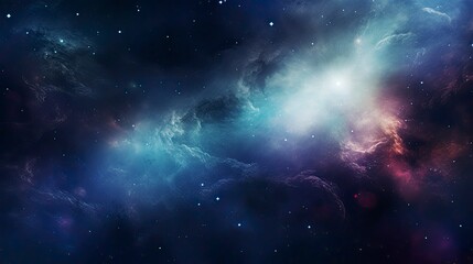 Nebula and Galaxies An Abstract Space Cosmos Background.