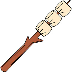Barbecue Satay Illustration PNG Transparent Background