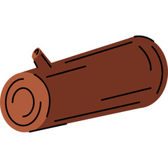 Wood Beam Illustration PNG Transparent Background