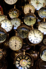 Pune, Maharashtra - November 03 2023, Sale of Antique watches / clocks / compass / in art craft fair, Pune, India.