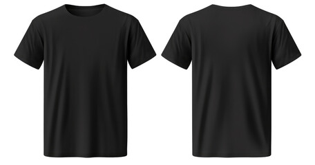 set of color view t-shirt isolated on white - obrazy, fototapety, plakaty