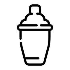 cocktail shaker Line Icon