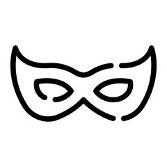 eye mask Line Icon