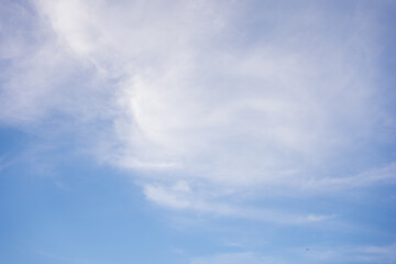nature and landscape concept with cloudy sky background