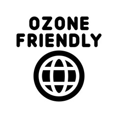 ozone friendly glyph icon
