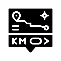 route glyph icon