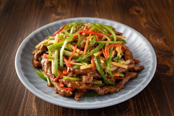 青椒牛肉絲