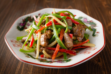青椒牛肉絲