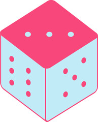 3-face up dice