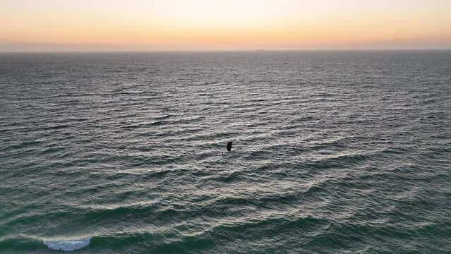 sunset kite surfing australia 4k