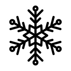 snowflake outline icon