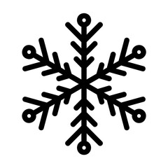 snowflake outline icon