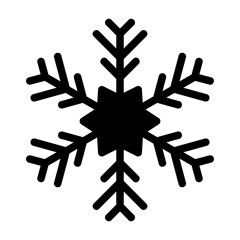 snowflake glyph icon