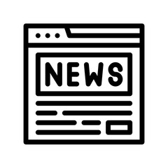 news line icon