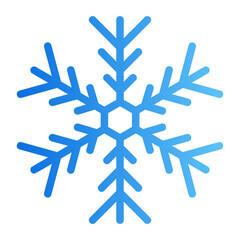 snowflake gradient icon