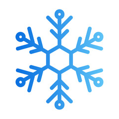 snowflake gradient icon