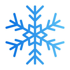 snowflake gradient icon