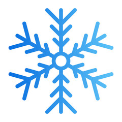 snowflake gradient icon