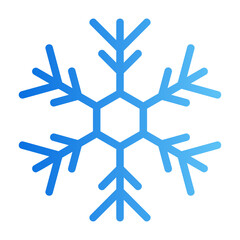 snowflake gradient icon