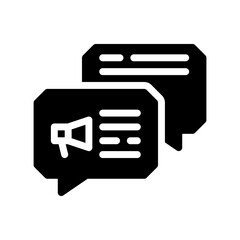 message glyph icon