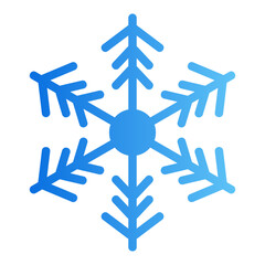snowflake gradient icon