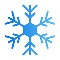 snowflake gradient icon