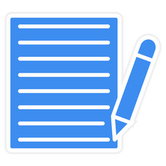 Content Writing Icon Style