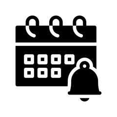 calendar glyph icon