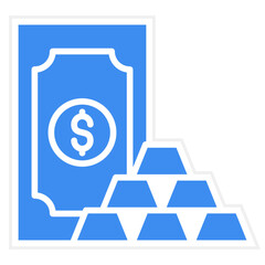 Gold Investing Icon Style