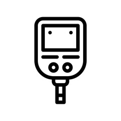 glucosemeter line icon