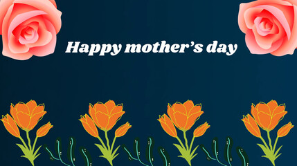 mother day wishes with flowers