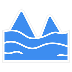 Obraz premium Desert Sand Icon Style