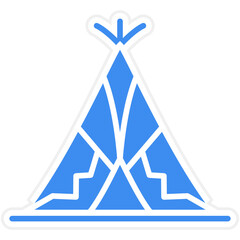 Desert Tipi Icon Style © designing ocean