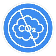 Zero Emission Icon Style
