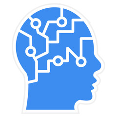 Artificial Intelligence Icon Style