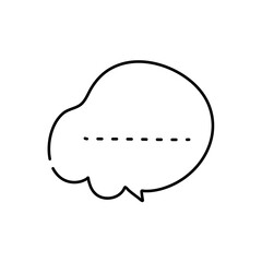 hand drawn speech bubbles