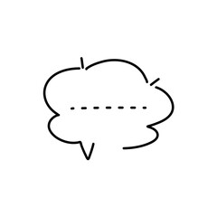 hand drawn speech bubbles