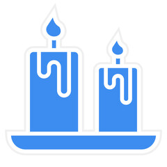 Candles Icon Style