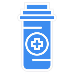 Fototapeta premium Antibiotic Icon Style